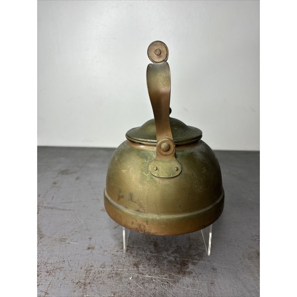 VTG Heritage Tagus Copper Brass Tea Pot Kettle R-51 Wood Handle Portugal Patina - Picture 7 of 12